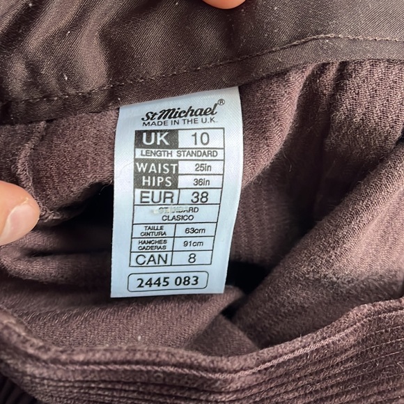 Brown corduroy riding pants - Picture 4 of 5